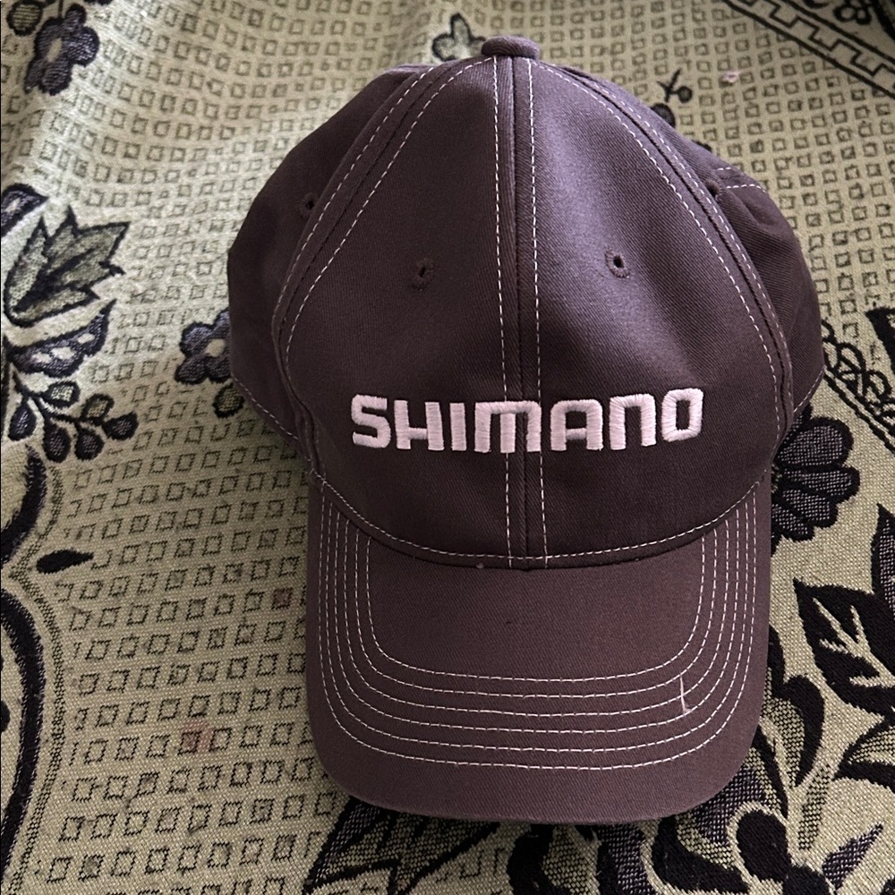 Shimano Dark Brown Cap with White Logo